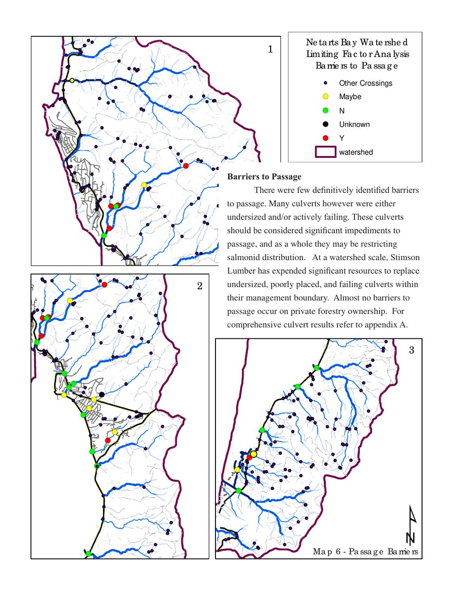 Netarts Bay passage barriers map