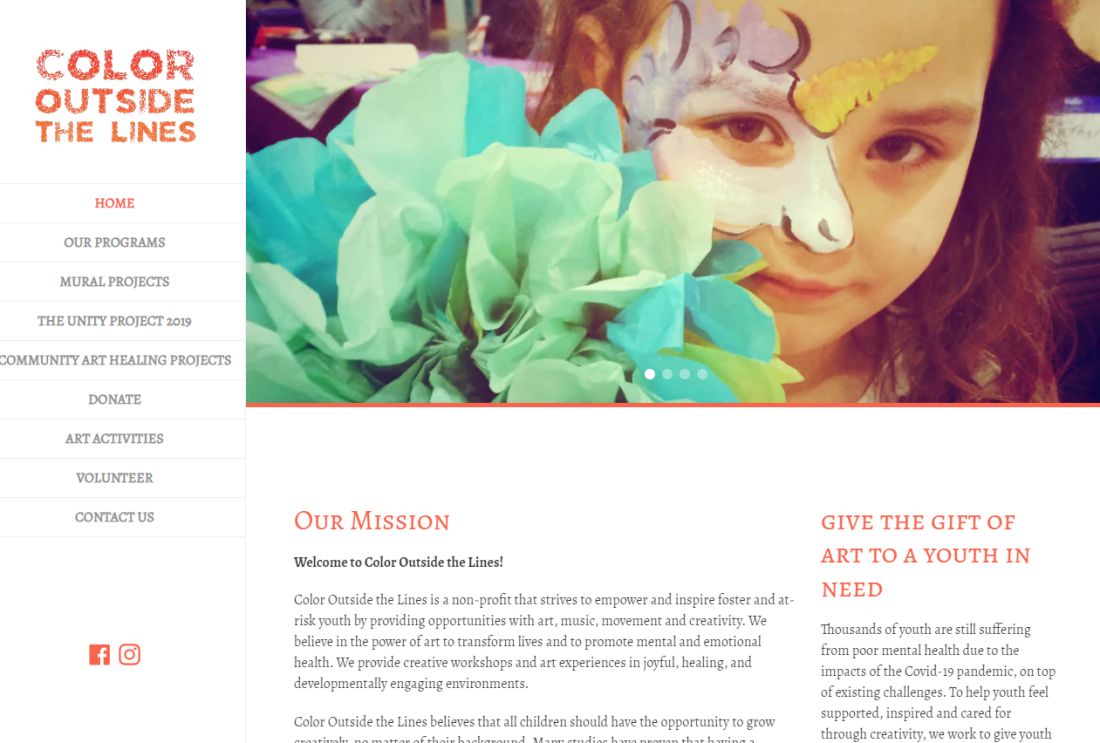 Color Outside the Lines website