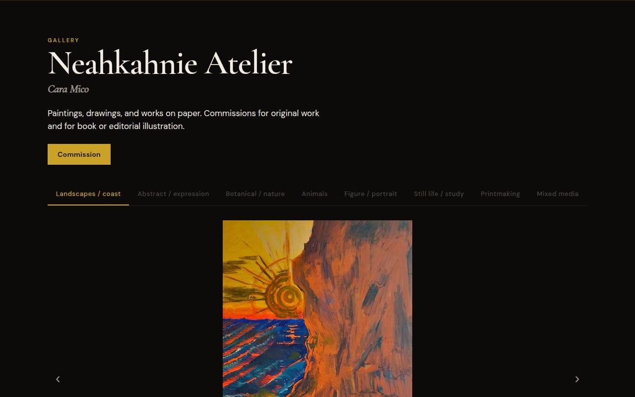 Fine Art website